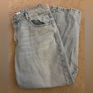 Garage Slouchy Light Blue Jeans